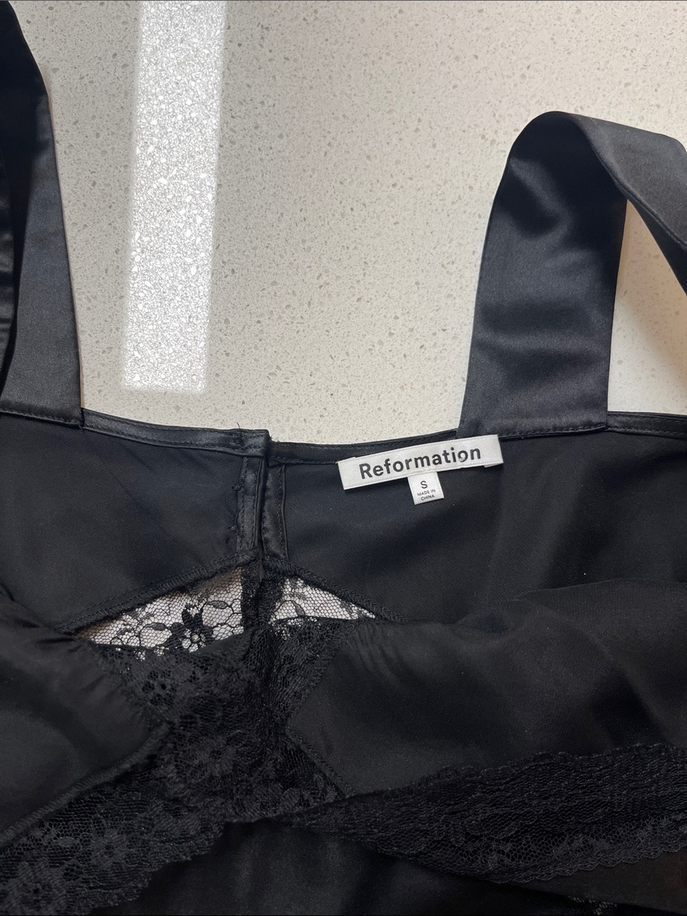 Reformation Vendome silk lace top - Picture 5 of 7